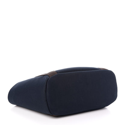 Hermes Toile Sac De Pansage Groom Bleu Navy Feu 4 of 11