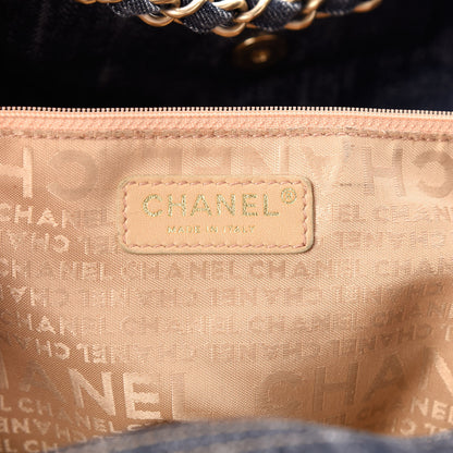 Chanel Denim XL Coco Cabas Tote Blue 7 of 11
