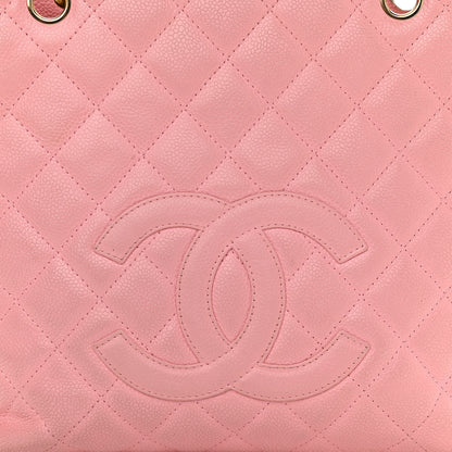 Chanel Caviar Quilted Petit Shopping Tote PST Pink 14 of 14