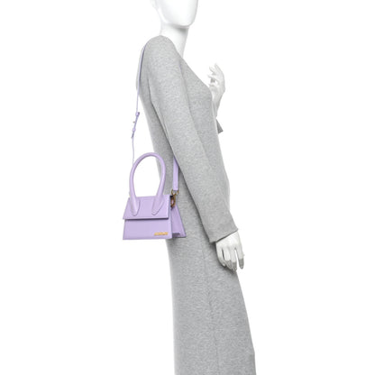 Jacquemus Smooth Calfskin Le Chiquito Moyen Lilac 2 of 9