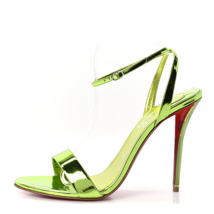 Christian Louboutin Specchio Miss Z 100 Ankle Strap Sandal 41.5 Kiwi 1 of 9