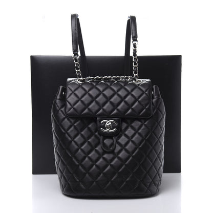 Chanel Lambskin Quilted Small Urban Spirit Backpack Black 10 of 10