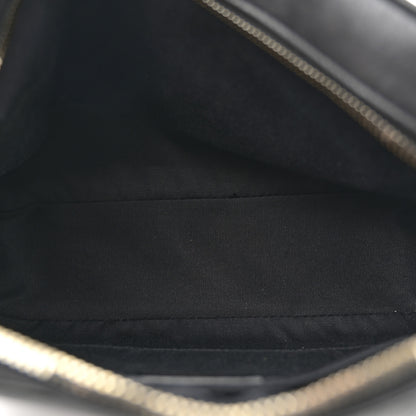 Saint Laurent Grained Lambskin Monogram Lou Camera Bag Black 5 of 12