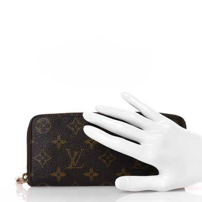 Louis Vuitton Monogram Clemence Wallet Rose Ballerine 2 of 17