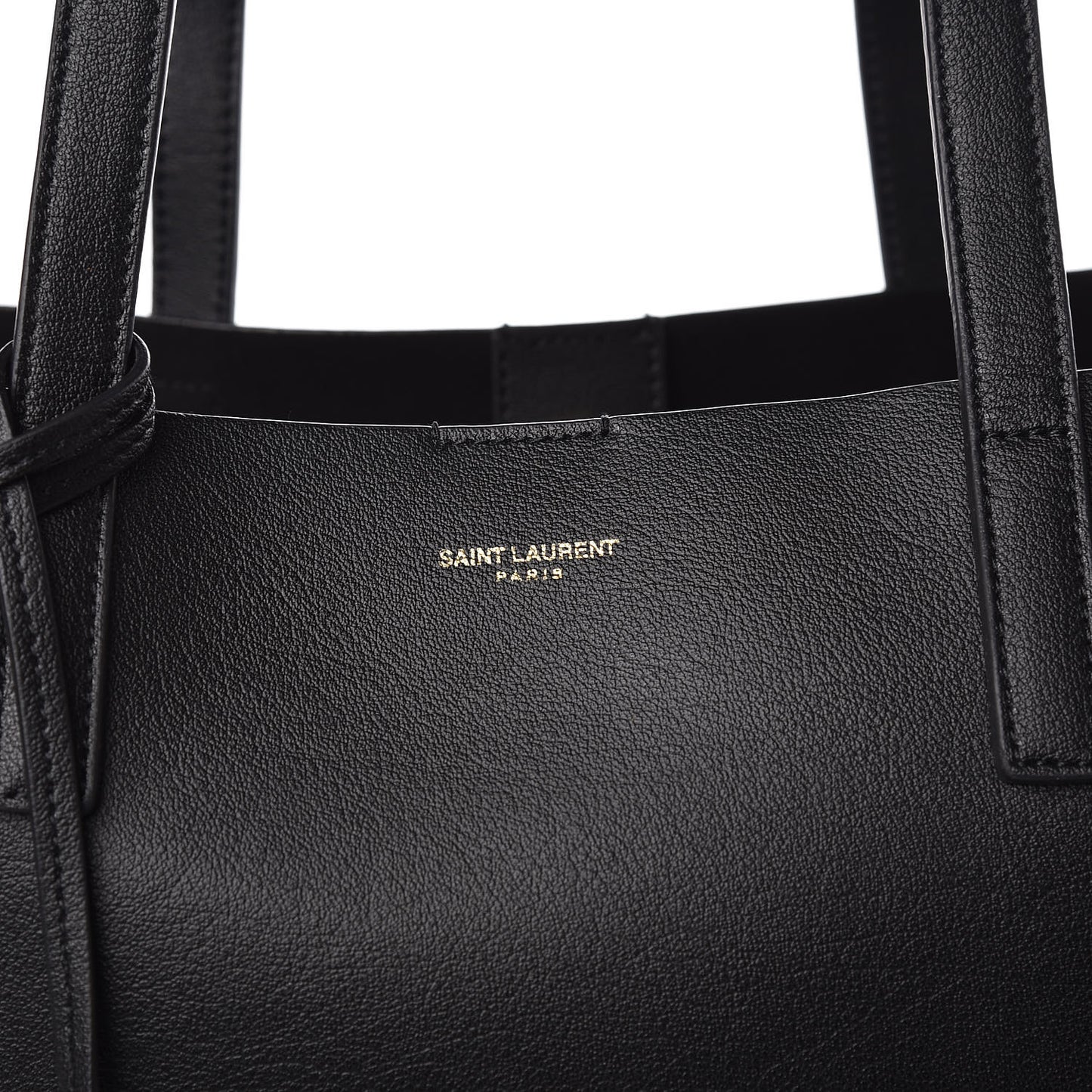 Calfskin Large Shopping Tote Black