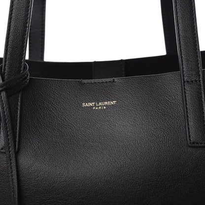 Saint Laurent Calfskin Large Shopping Tote Black 11 of 11
