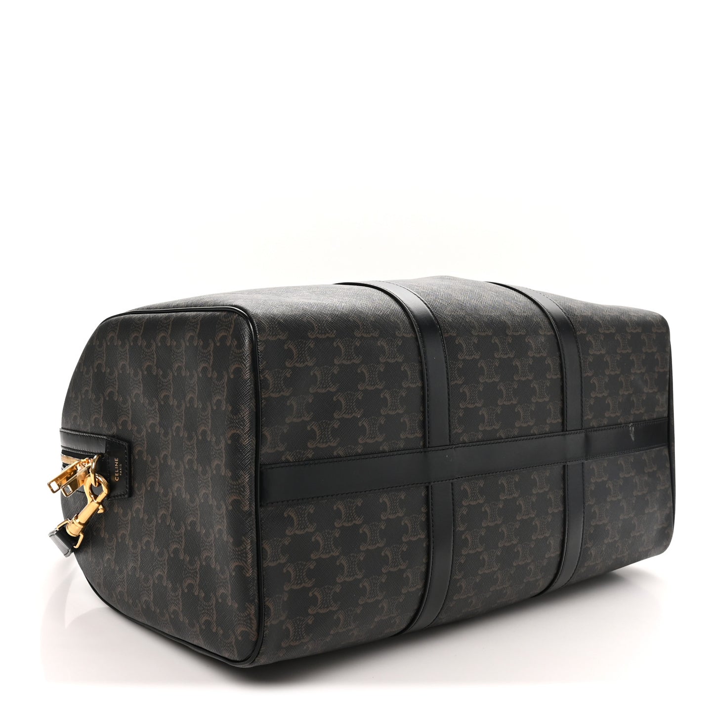 Triomphe Canvas Medium Voyage Duffle Black