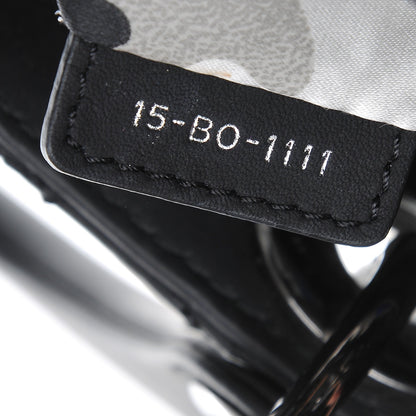 Christian Dior Calfskin Cannage Medium Anselm Reyle Lady Dior Matte Black 8 of 10
