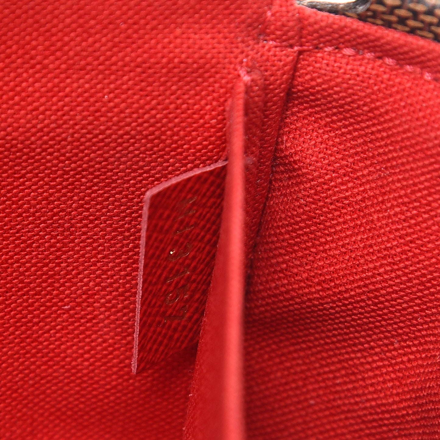 Damier Ebene Pochette Felicie Chain Wallet