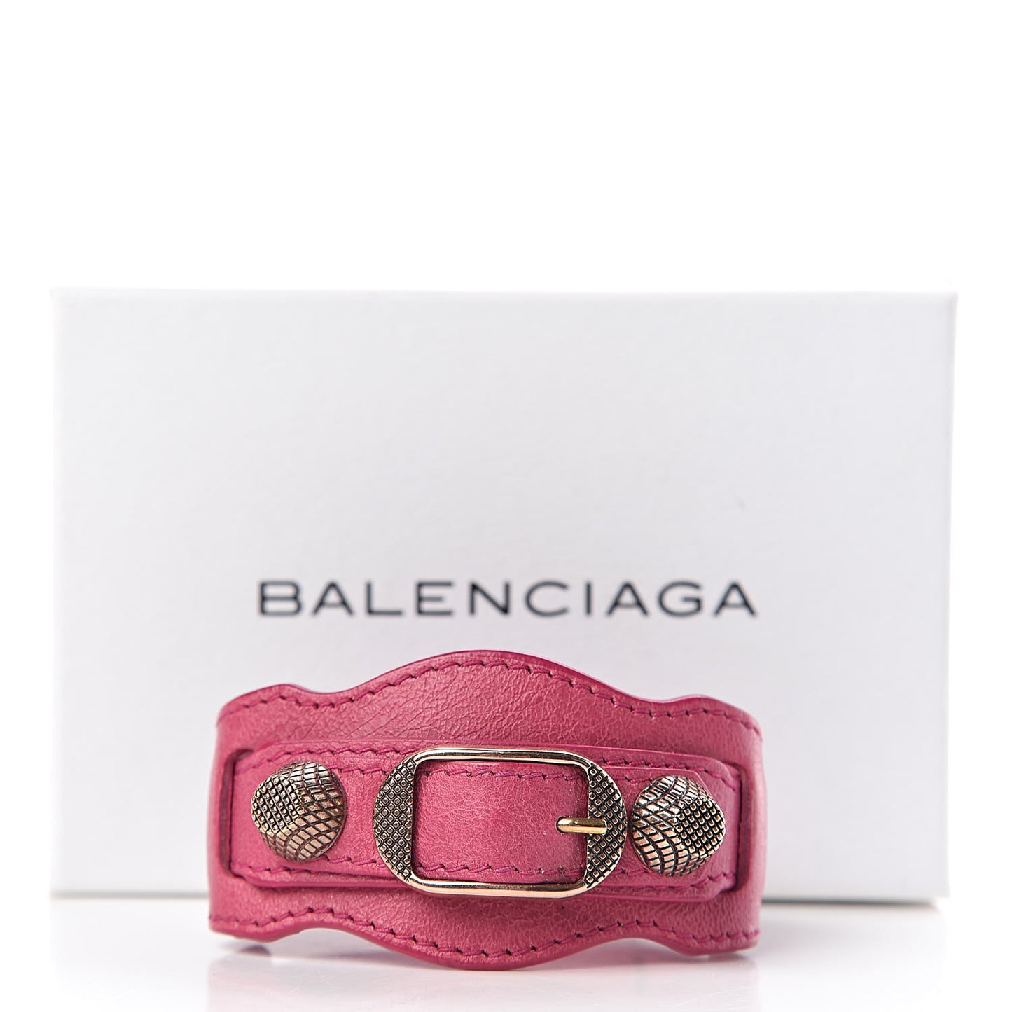 Agneau Arena Giant 12 Rose Gold Hardware M Bracelet Cyclamen