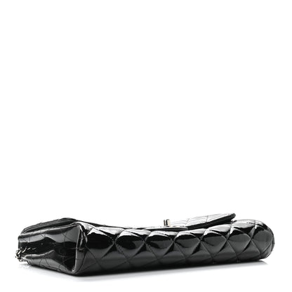 Chanel Patent Quilted Clutch with Chain Flap Black 4 of 11