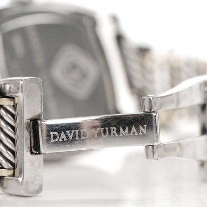 David Yurman Stainless Steel 18K Yellow Gold Mother of Pearl 25mm Thoroughbred Quartz Watch 6 of 7