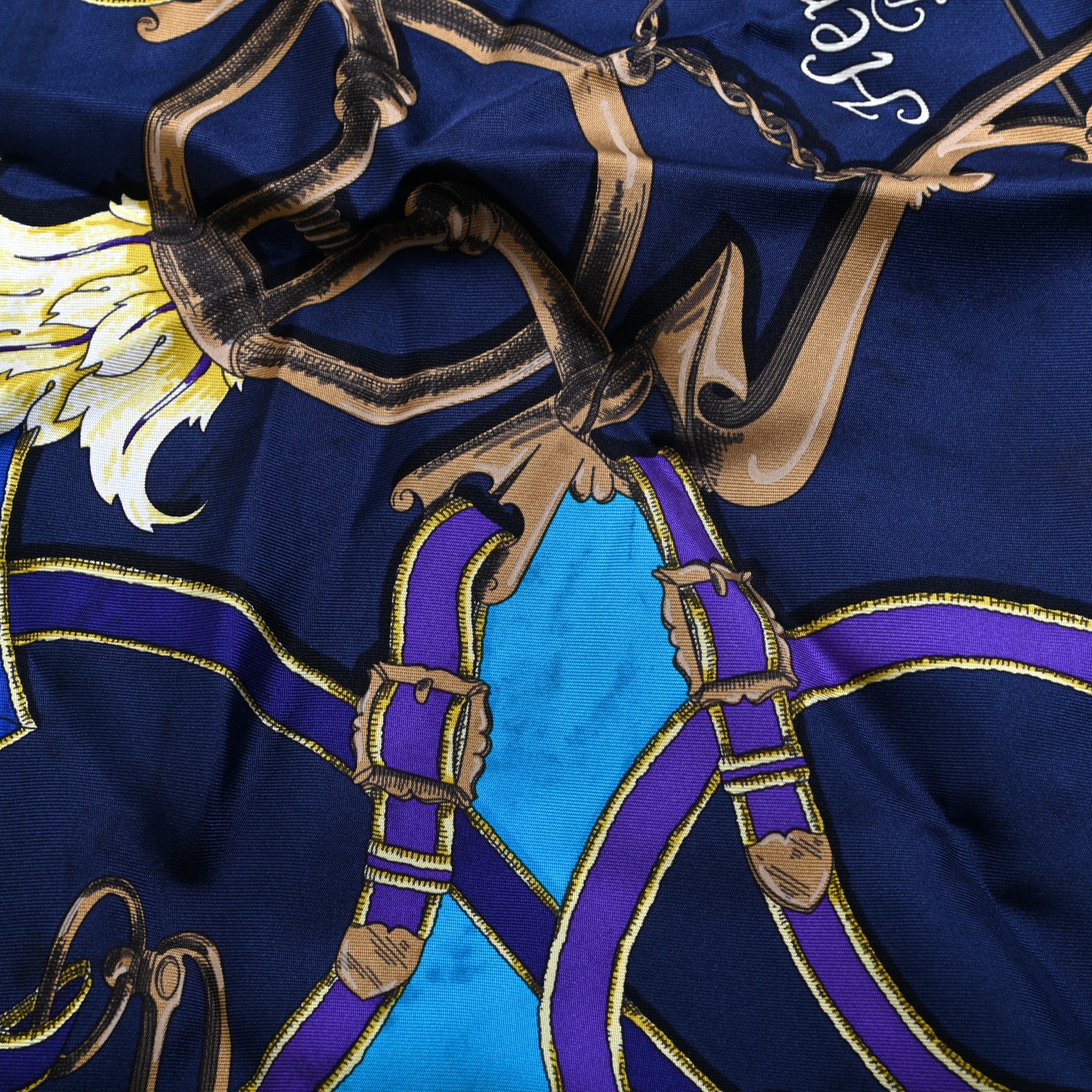 Hermes Silk L'Instruction Du Roy Scarf 90 9 of 9