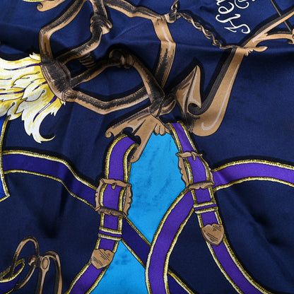 Hermes Silk L'Instruction Du Roy Scarf 90 9 of 9