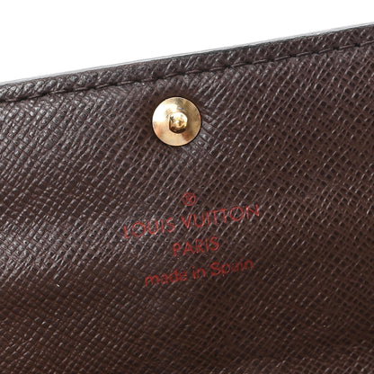 Louis Vuitton Damier Ebene Sarah Wallet 6 of 8