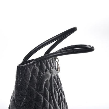 Chanel Caviar Quilted Medallion Tote Black 8 of 8