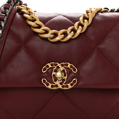 Chanel Lambskin Quilted Medium Chanel 19 Flap Marron 8 of 11