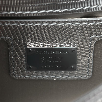 Dolce & Gabbana Crystal Small Miss Sicily Satchel Silver 6 of 10