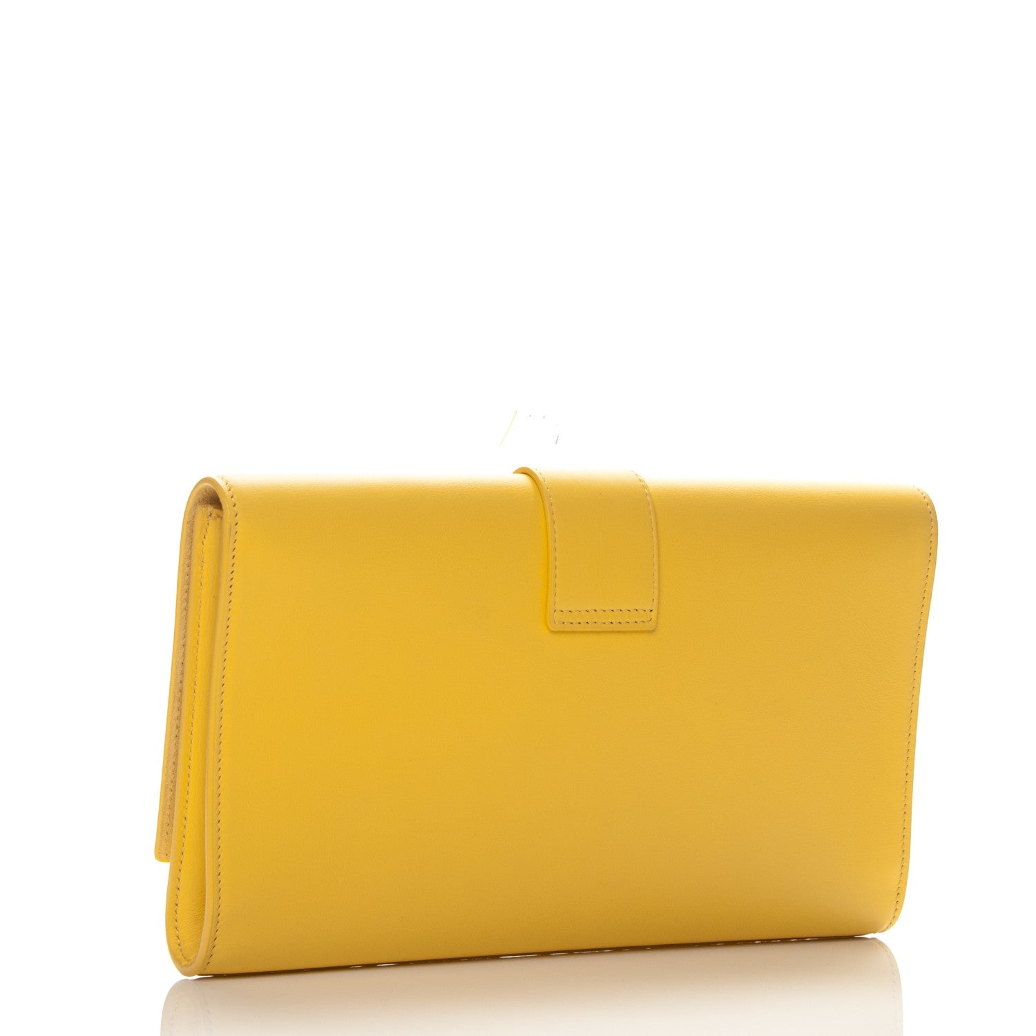 Saint Laurent Calfskin Classic Y Ligne Clutch Soleil 3 of 8