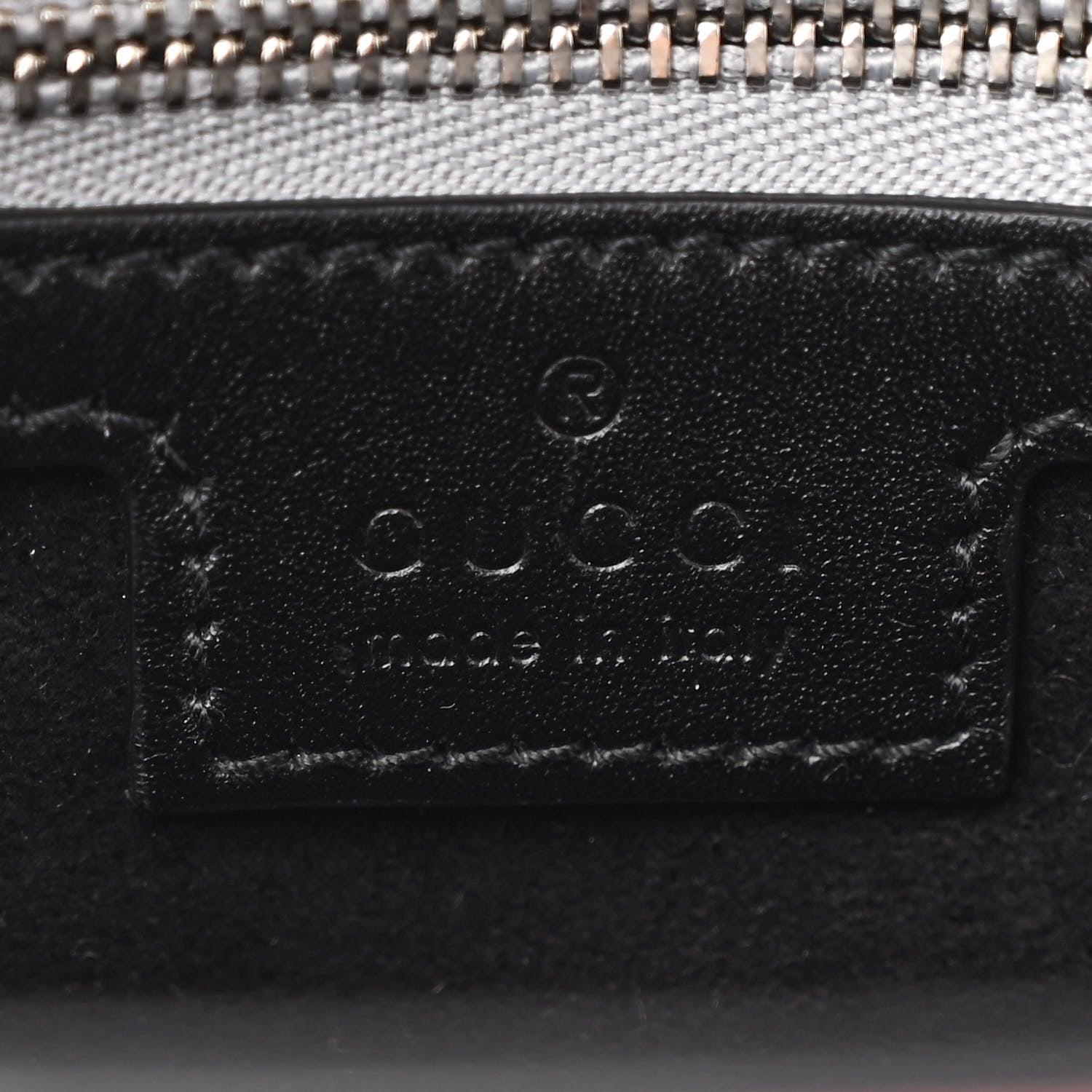 Gucci Senna Calfskin Petite GG Top Handle Shoulder Bag Mystic White Silver Multicolor 6 of 11