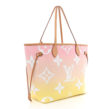 Louis Vuitton Monogram Giant By The Pool Neverfull MM Light Pink 4 of 11