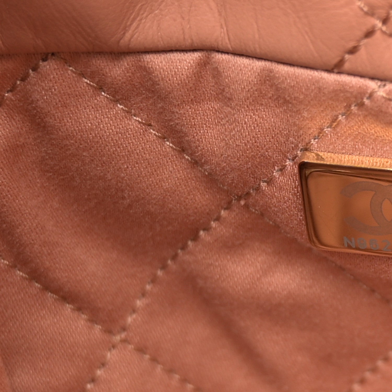 Chanel Shiny Calfskin Quilted Chanel 22 Brown 8 of 11