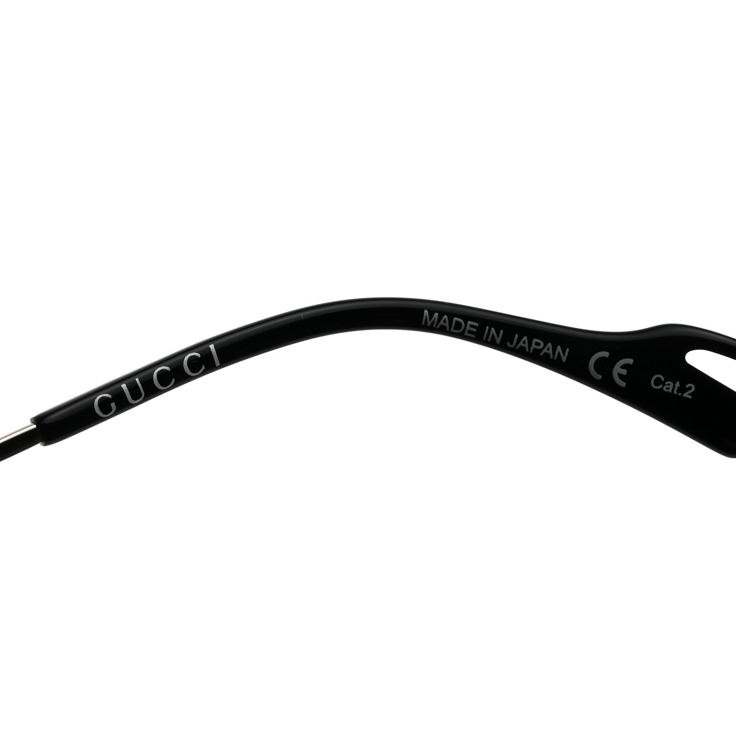 Gucci Metal Square Frame Sunglasses GG0739S Black 6 of 8