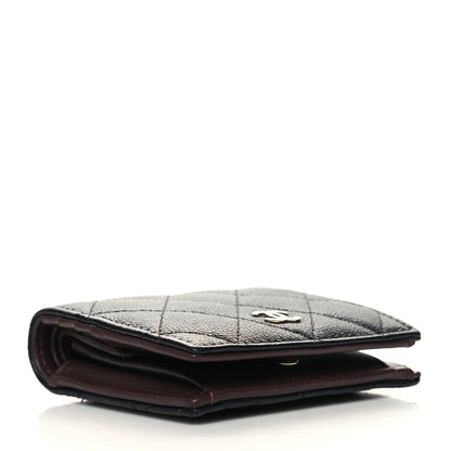 Chanel Caviar Quilted Compact Bifold Wallet Black 4 of 12