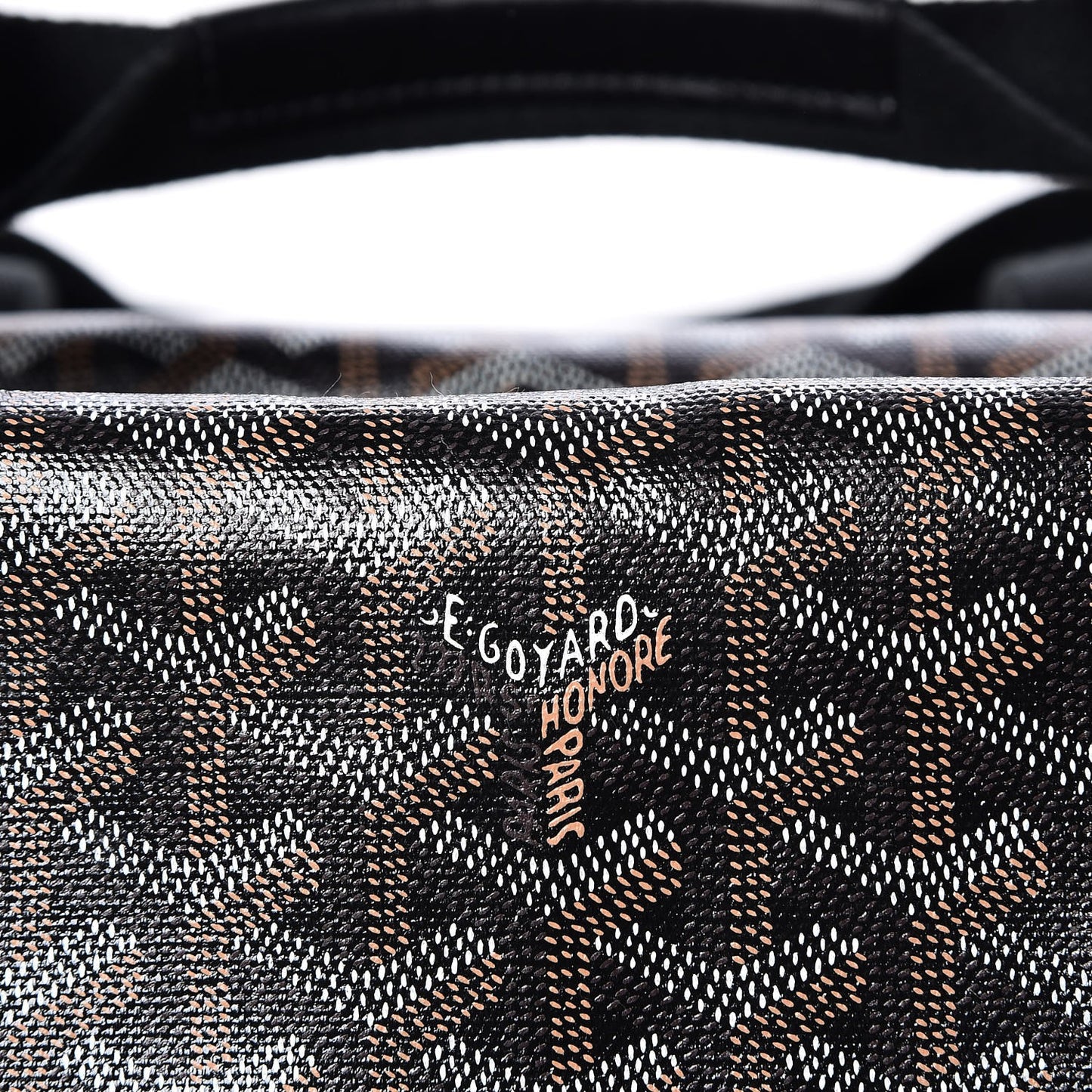 Goyardine Voltigeur Pet Carrier Black