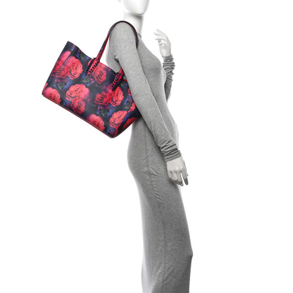 Christian Louboutin Calfskin Soft Roses Small Cabata Tote Multicolor 3 of 11