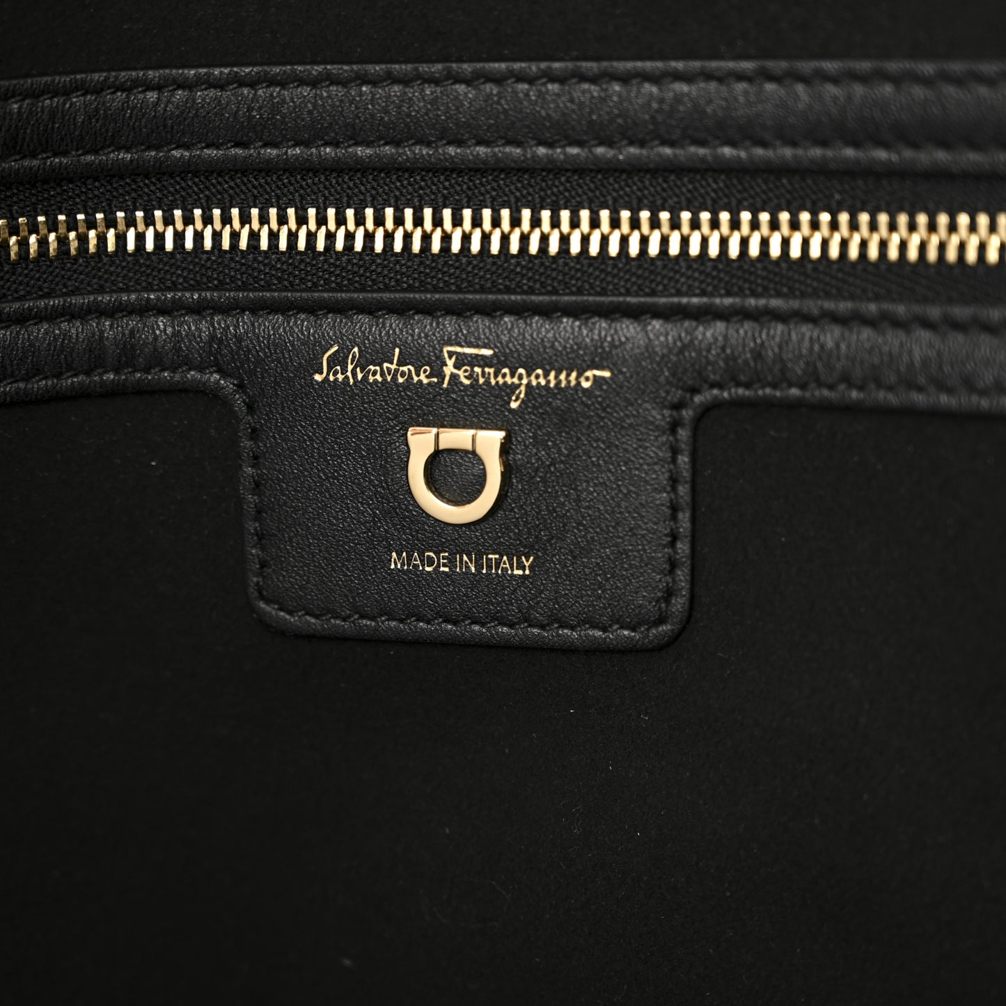 Calfskin Studio Tote Black