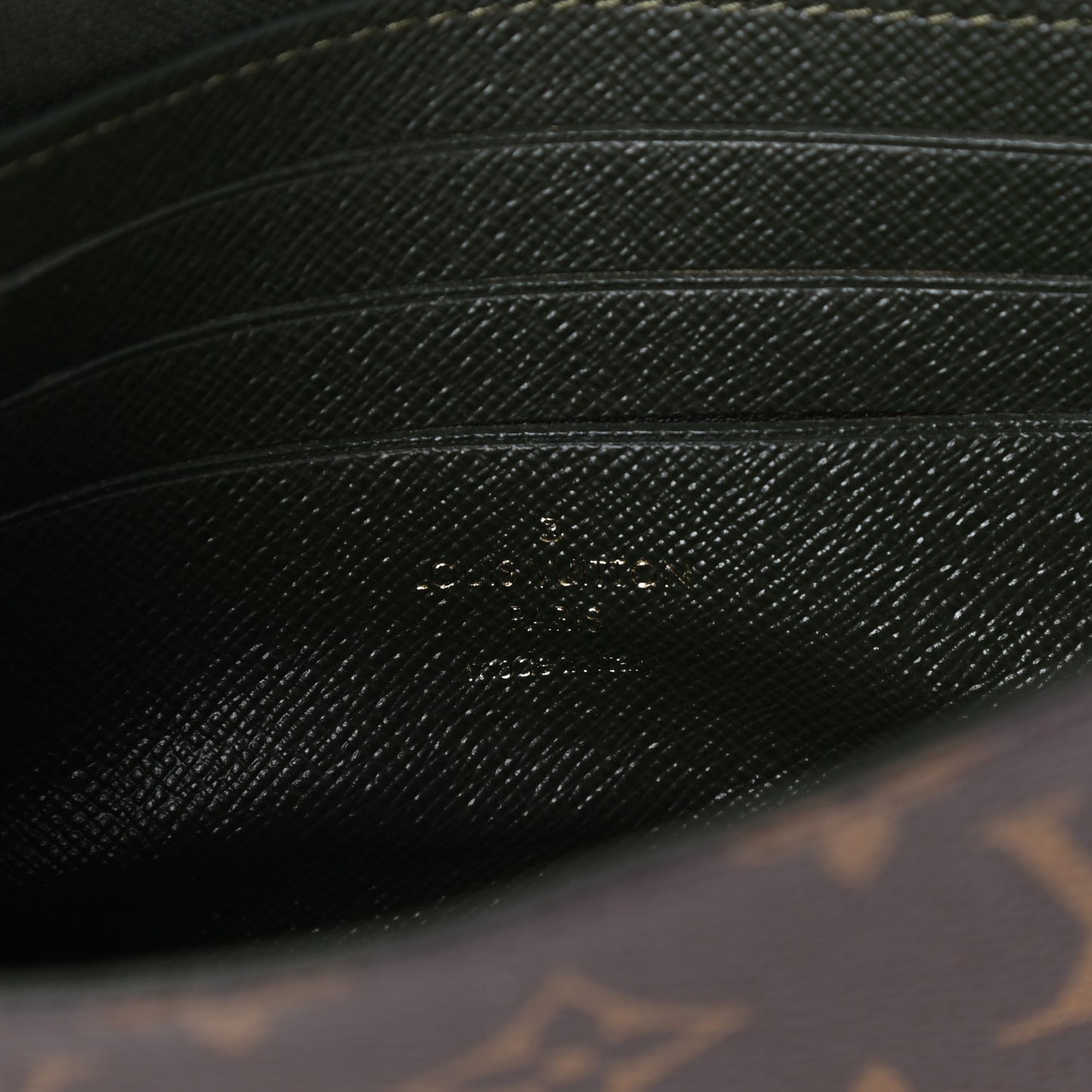 Monogram Felicie Strap & Go Kaki
