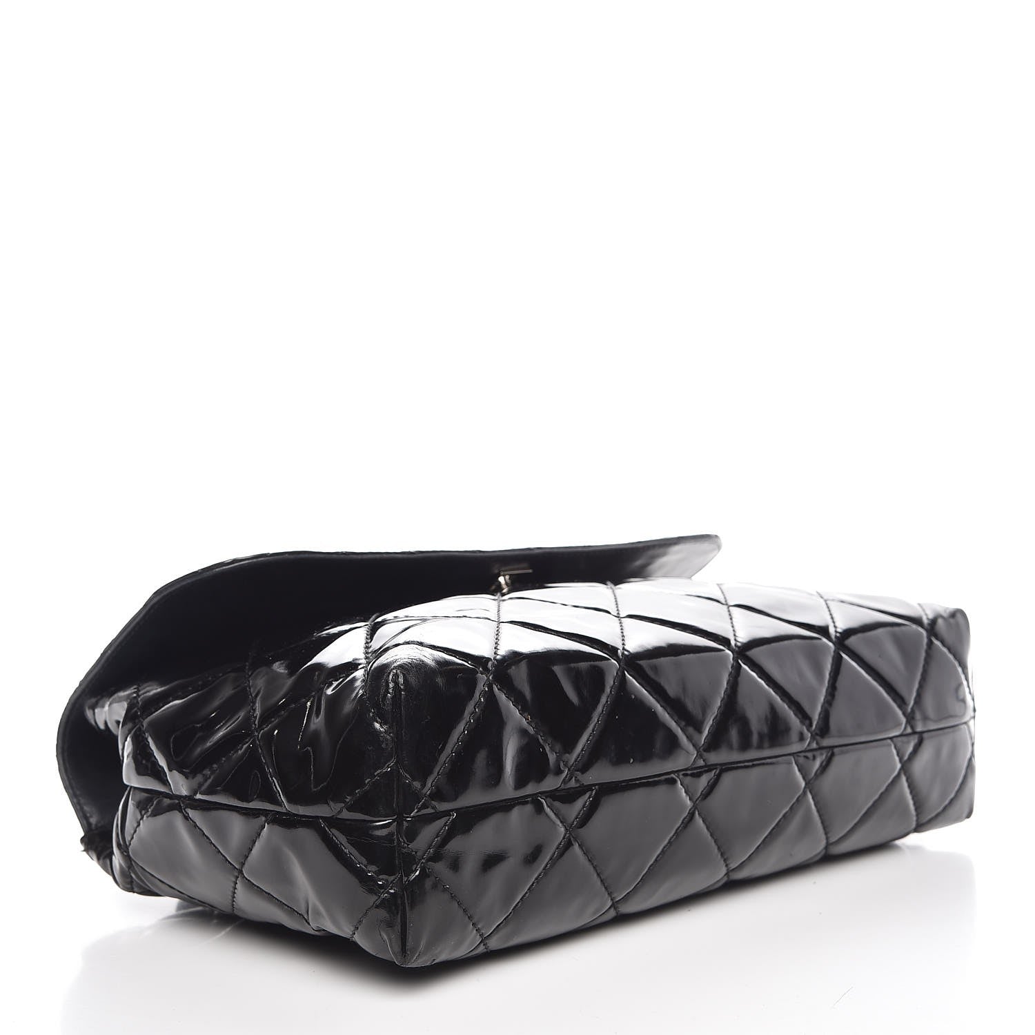 Chanel Vinyl Quilted In the Business Flap Bag Black 5 of 14
