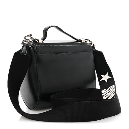 Givenchy Calfskin Mini Pandora Box Logo Strap Crossbody Bag Black 3 of 10