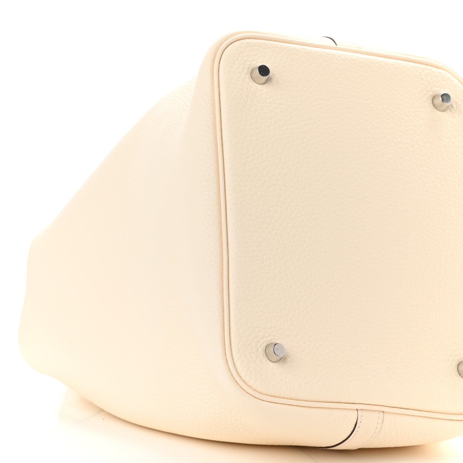 Hermes Taurillon Clemence Picotin Lock 22 MM Nata 8 of 9
