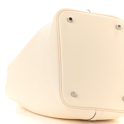 Hermes Taurillon Clemence Picotin Lock 22 MM Nata 8 of 9