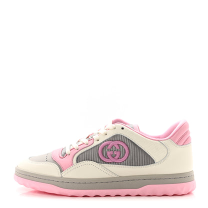 Gucci Dali Soft Calfskin Womens Mac80 Sneakers 36.5 Off White Grey Sky Light Rose 1 of 8