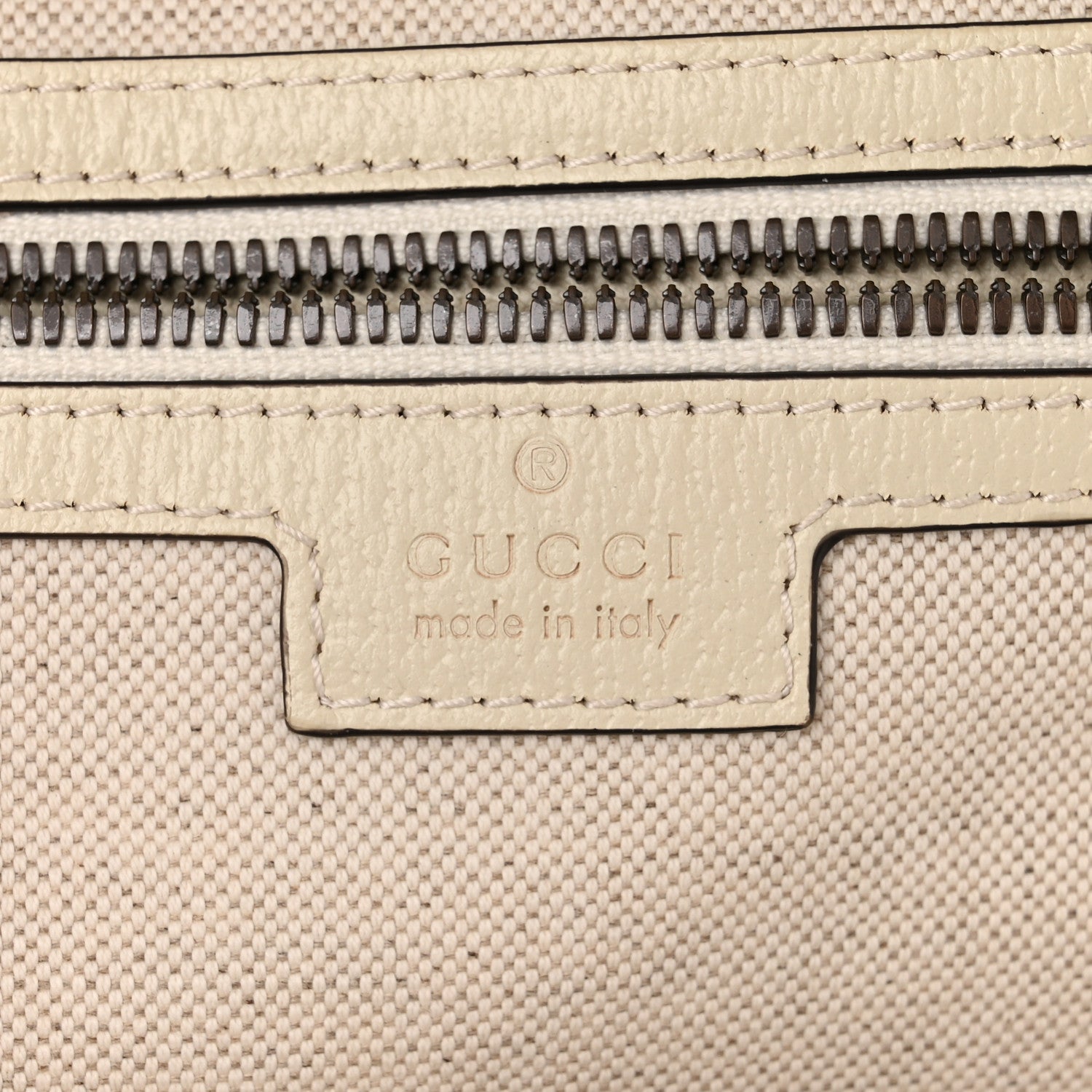 Gucci GG Supreme Monogram Textured Calfskin Web Small Ophidia Day Backpack Beige Ebony Mystic White 6 of 10