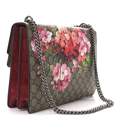 Gucci GG Supreme Monogram Blooms Medium Dionysus Shoulder Bag Beige Multicolor Dry Rose 3 of 10