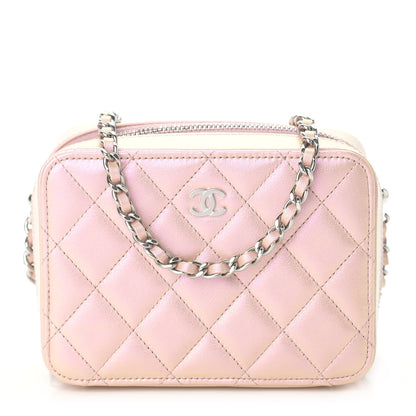 Chanel Iridescent Calfskin Quilted Camera Bag Pink 1 of 9