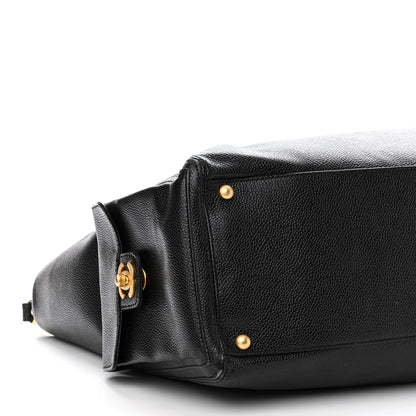 Chanel Caviar Weekender Black 7 of 8