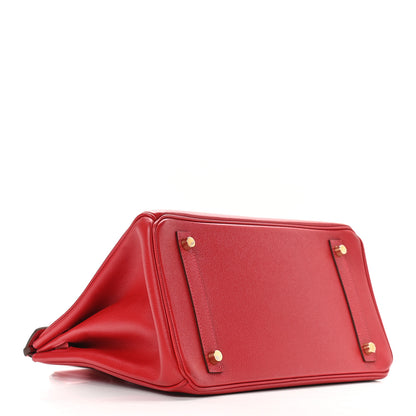 Hermes Epsom Birkin 30 Rouge Casaque 5 of 36