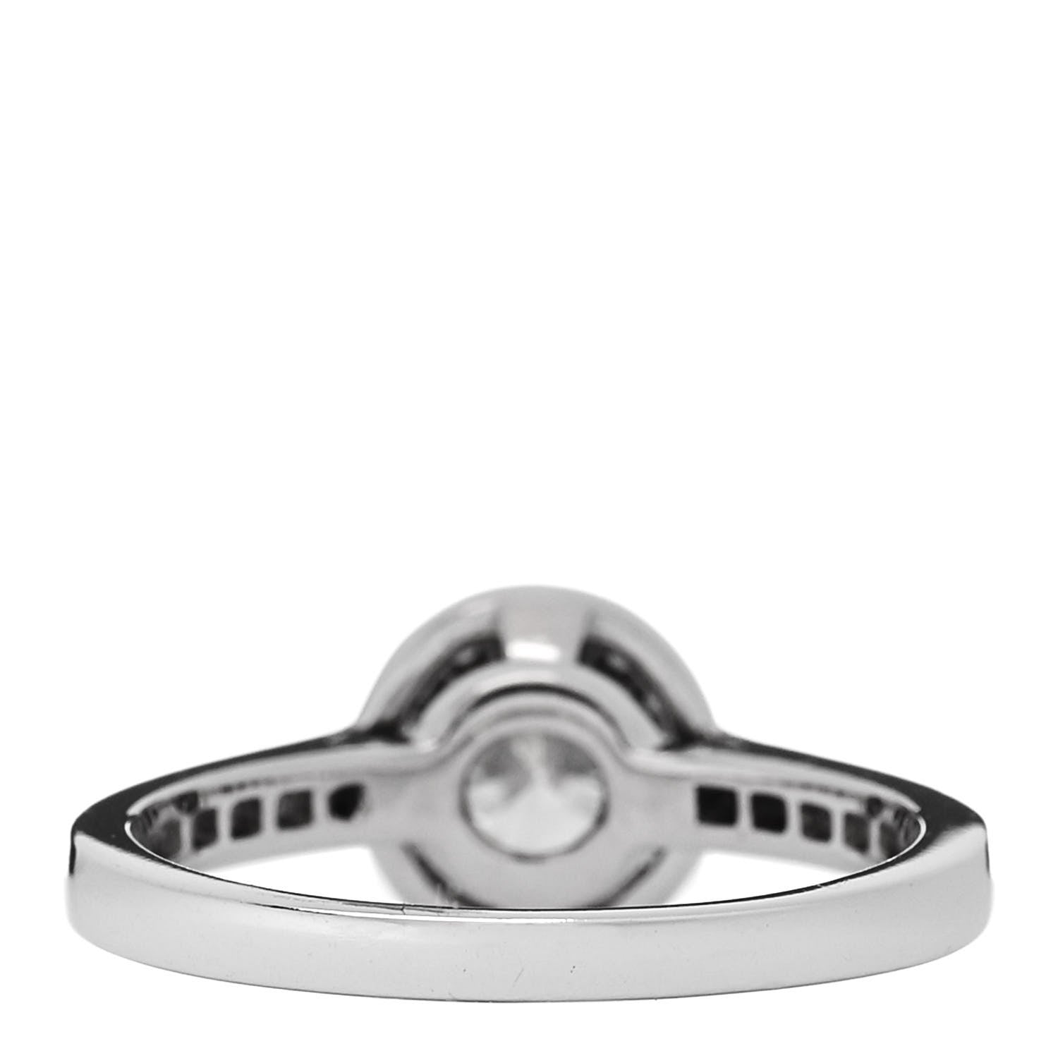 Tiffany Platinum Diamond .82ct Soleste Round Brilliant Engagement Ring 52 6 4 of 7