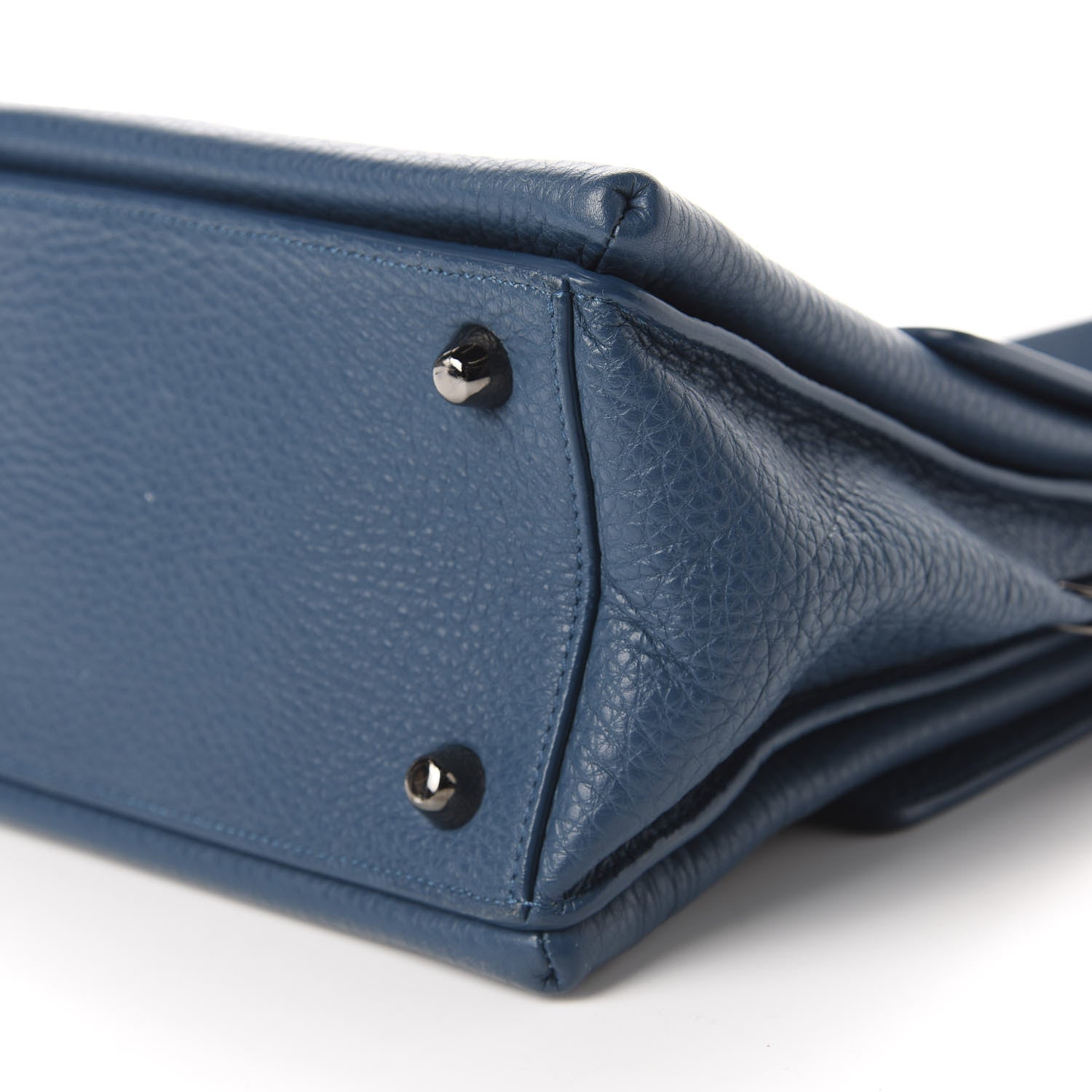 Christian Louboutin Grained Calfskin Passage Messenger Blue 7 of 14