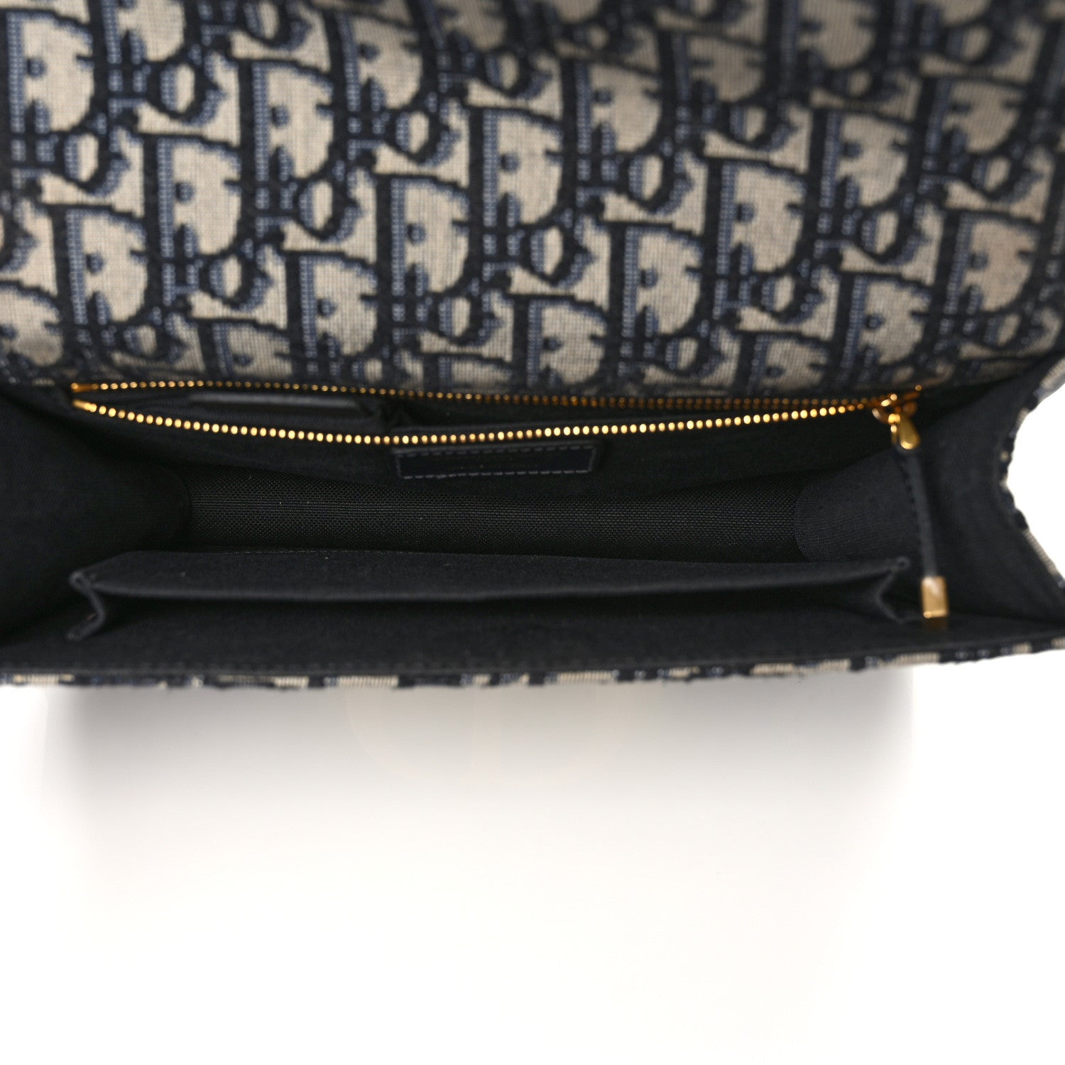 Christian Dior Oblique 30 Montaigne Flap Bag Blue 5 of 10