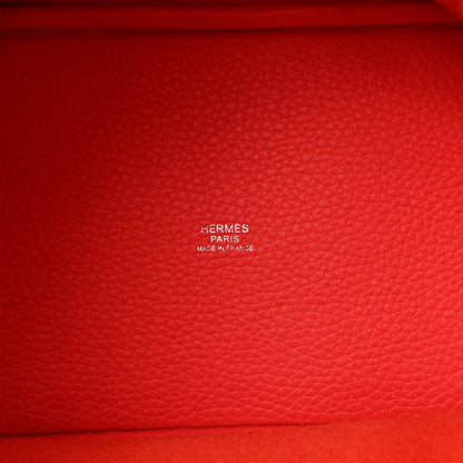 Hermes Taurillon Clemence Picotin Lock 18 PM Rose Jaipur 5 of 12