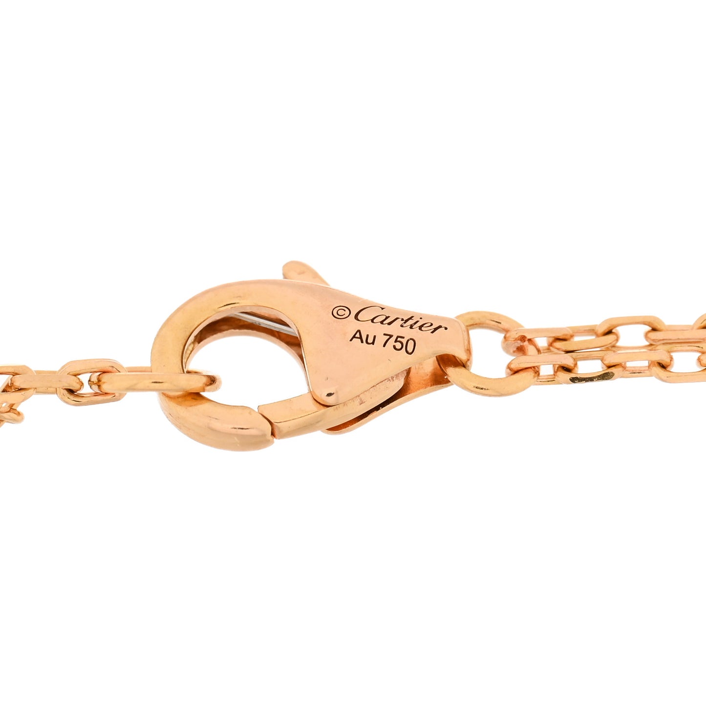 18K Pink Gold Diamond LOVE Bracelet