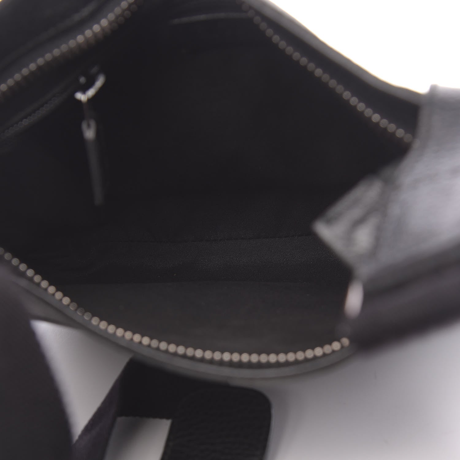 Gucci Nylon Monogram Flat Messenger Bag Black 5 of 11