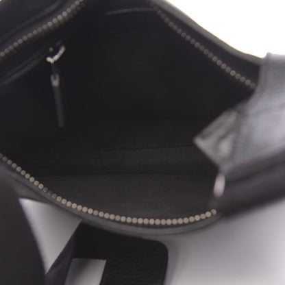 Gucci Nylon Monogram Flat Messenger Bag Black 5 of 11