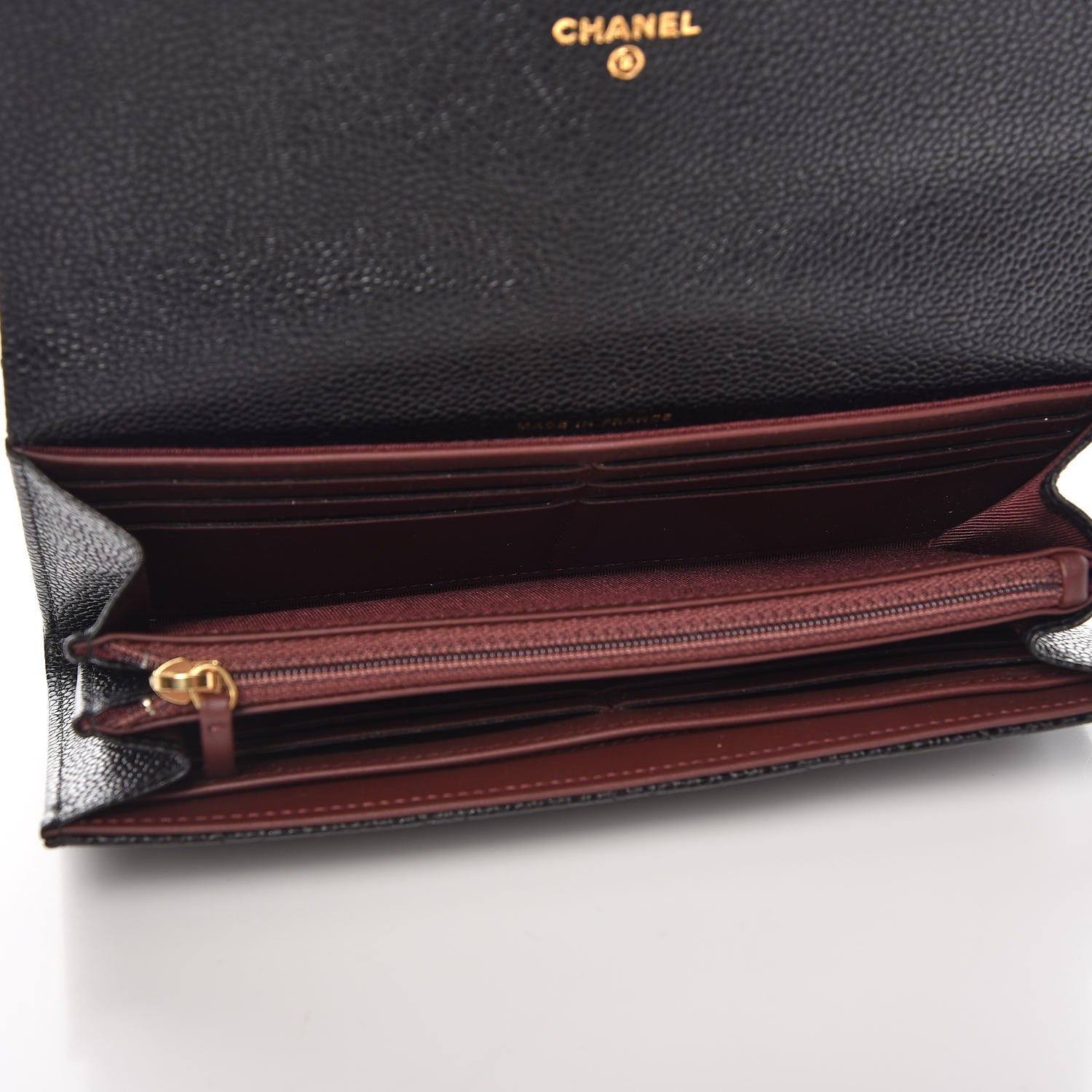 Chanel Caviar Quilted Large Flap Wallet Black 5 of 8